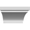 Ekena Millwork 6-in. W x 32-in. D x 40-in. H Merced Architectural Grade PVC Knee Brace BRCP06X32X40MRC - alternate 4